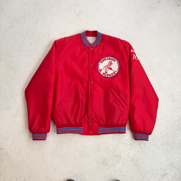 70s USA Birdie 빈티지 나일론 바시티 자켓 M