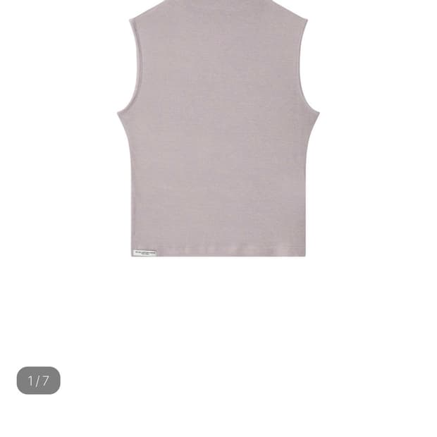 Amorshaee MOCK NECK SLEEVELESS 