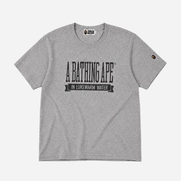 BAPE (구)베이프 로고 레이온 혼방 티셔츠
