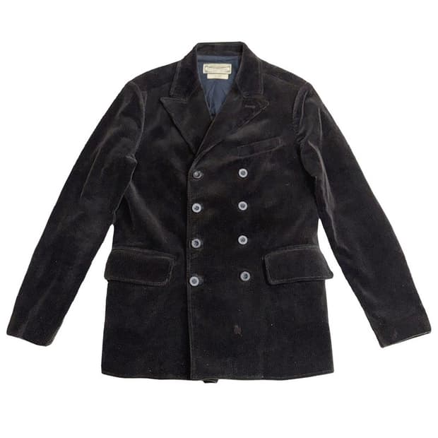 POLO 진스 코듀로이 더블 블레이저 자켓 M
