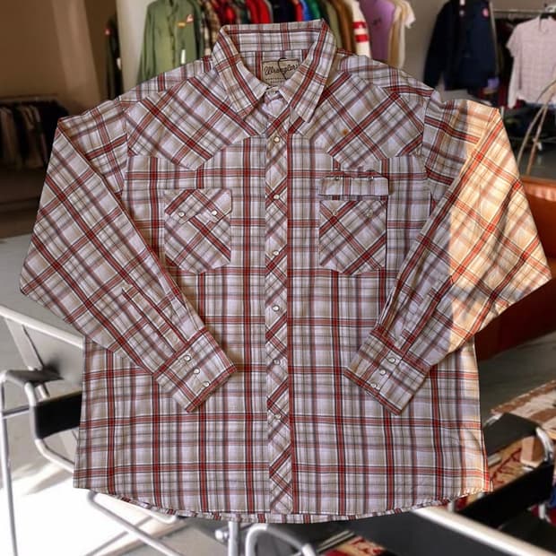 랭글러 체크 셔츠 (Man 2XL) AB1339 