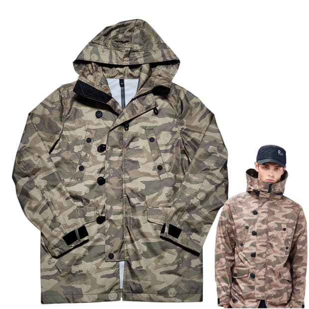 (m) 펜필드 베어 카모 3 레이어자켓 penfield