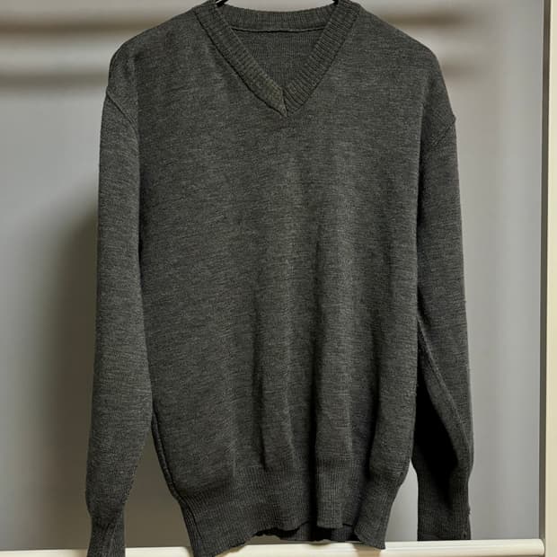 오리지널 독일군 그레이 니트