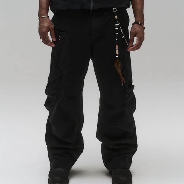 이그노타 코어:5 워시드 카고 팬츠 블랙