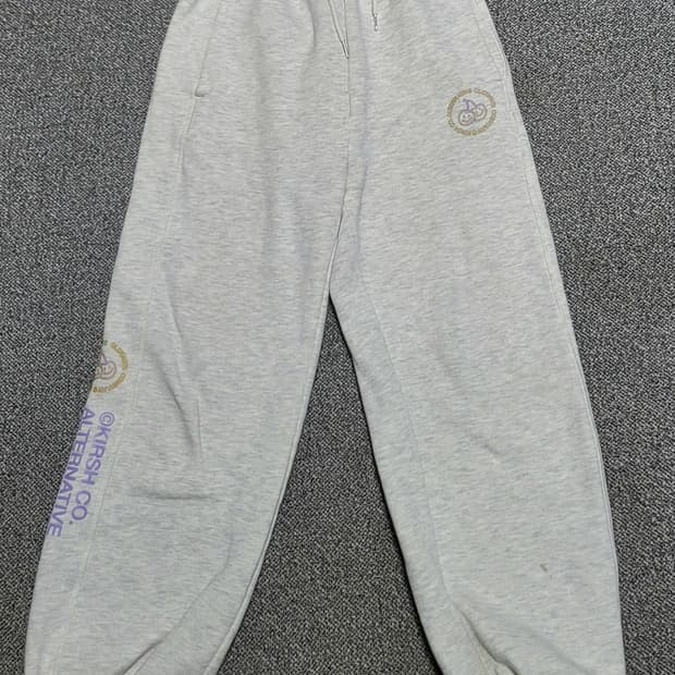 키르시 두들 체리 조거 팬츠 멜란지 그레이 1  26-28 인치