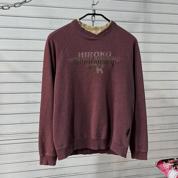 Hiroko Koshino raglan sweat