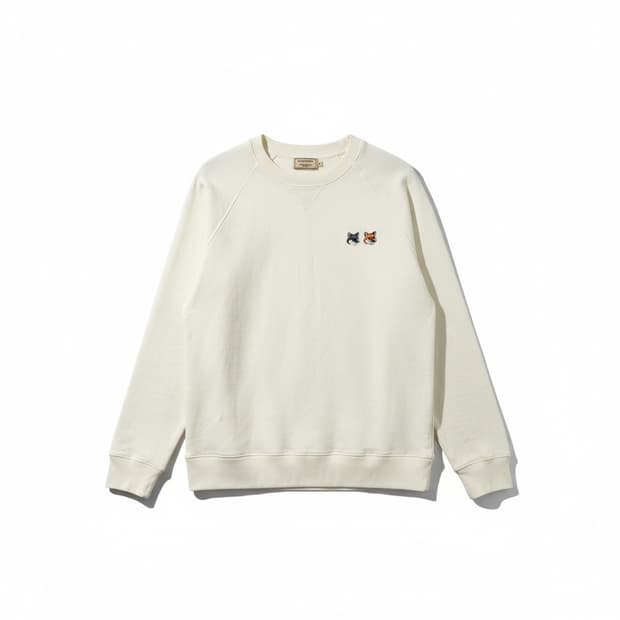 메종키츠네 더블 폭스 맨투맨 XL