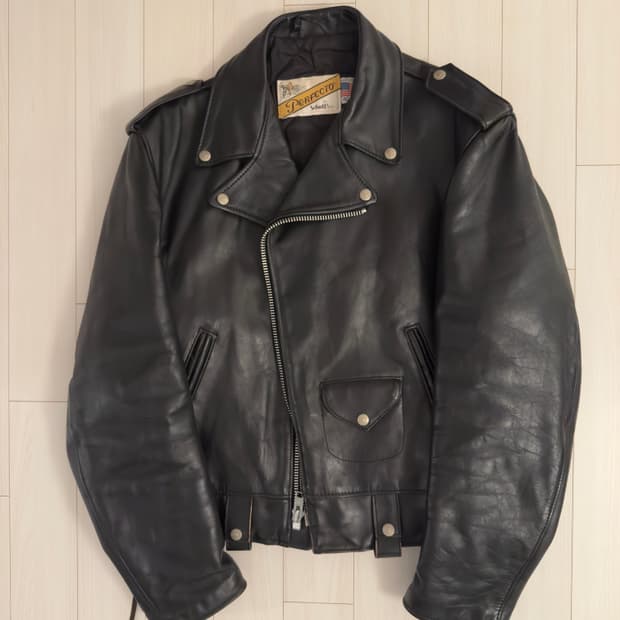 SCHOTT 쇼트 609 퍼펙토 더블 라이더 자켓 40(100)