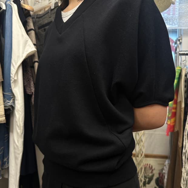 (택O) ryuryu 후드 반팔 가오리핏 S