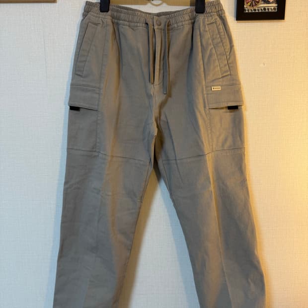 [L]스노우피크 코튼 카코팬츠 카키그레이