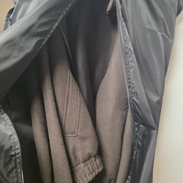 오라리 24aw 베이비카멜 블루종 5 새상품