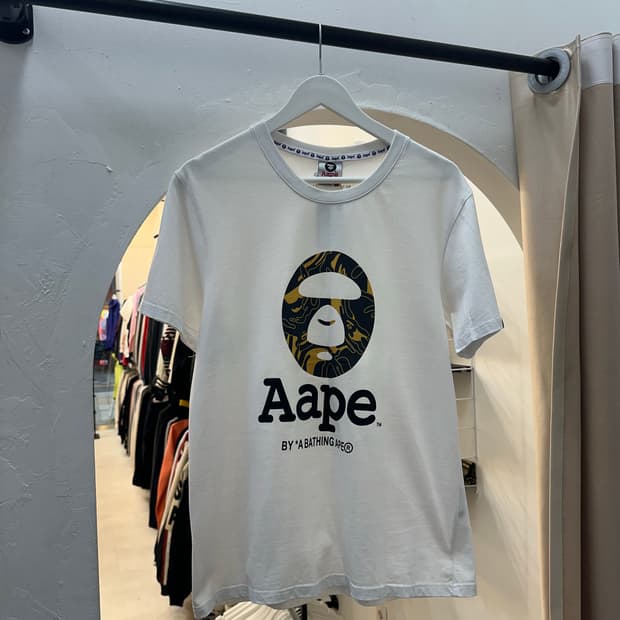 Aape 에이프 빅로고 반팔티