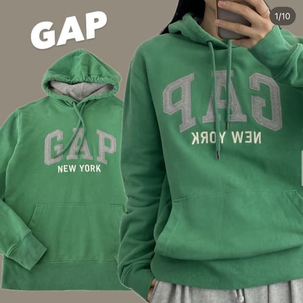 (폐업) 갭후드티 gap L0203