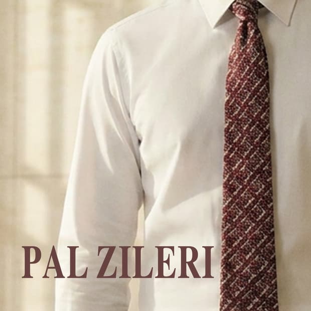 PAL ZILERI 빨질레리 와인 패턴 넥타이 8cm A+등급 K2719
