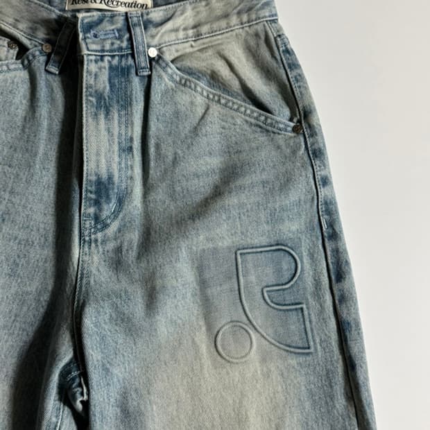 [새상품] 레스트앤레크레이션 오버핏 데님 S