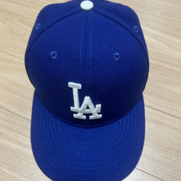  MLB 어센틱 LA 다저스 피티드캡 게임 다크 로얄 714