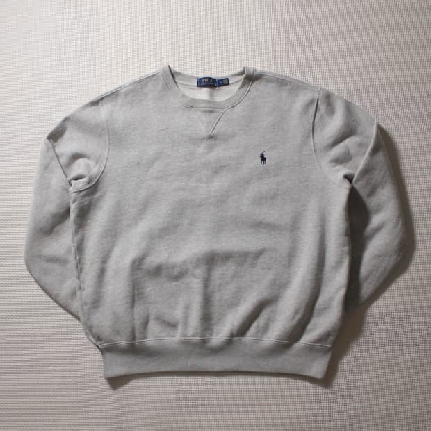 Polo 폴로 랄프로렌 기모 그레이 후드티