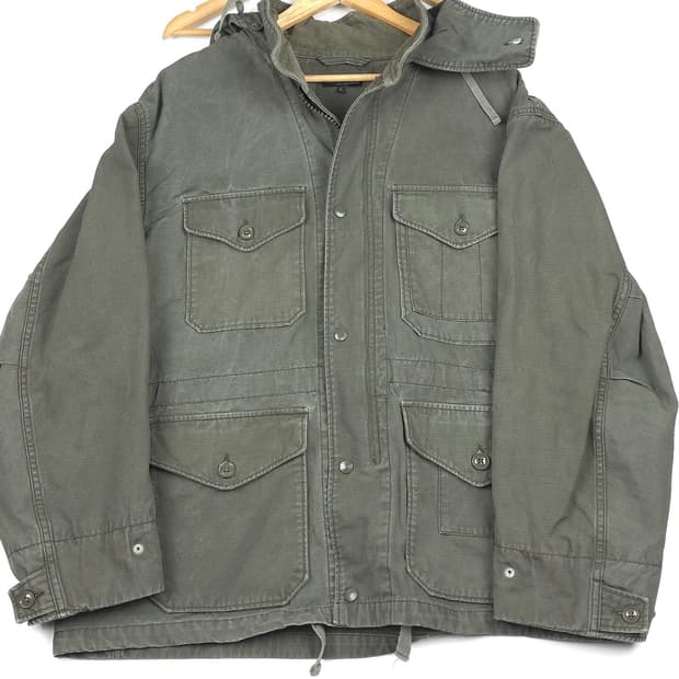 [L] 엔지니어드가먼츠 코튼 필드파카 (카키)