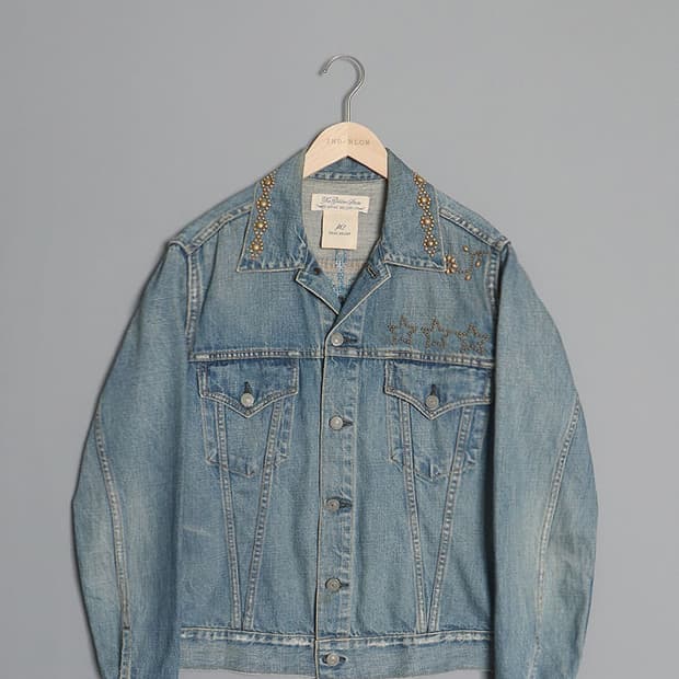 REMI RELIEF Stud&Navajo Trucker Jacket