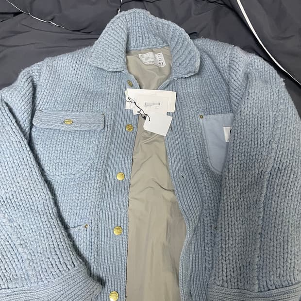 [2] 사카이 x 칼하트 니트 자켓