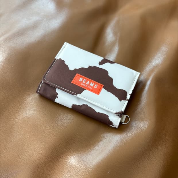 Beams 빔즈 빔스 카우 폴딩 월렛 지갑