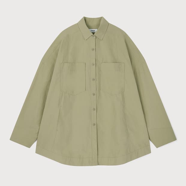 에토스 OVERSIZED SHIRT JACKET
