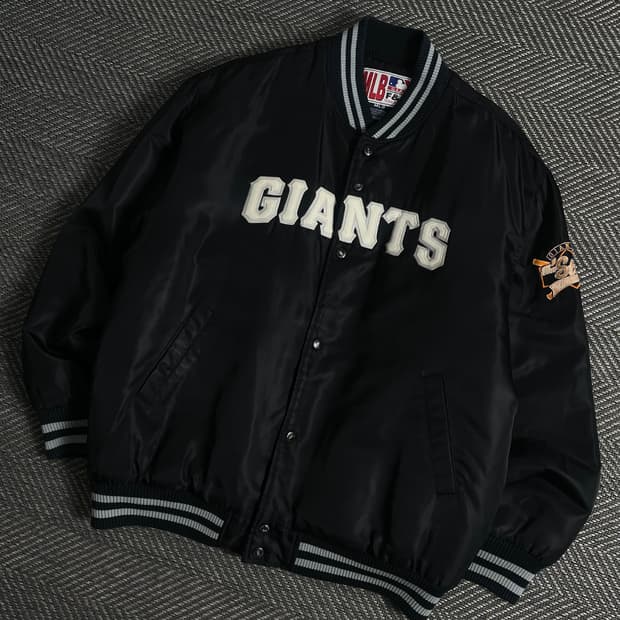 MLB 샌프란시스코 자이언츠 사틴 바시티 자켓y 3426
