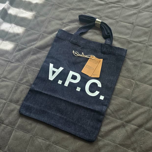 아페쎄 APC 로르 데님 에코백 토트백 가방