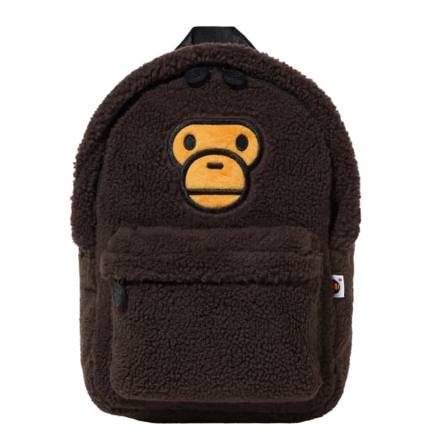 베이프 베이비 마일로 미니 퍼 백팩 브라운