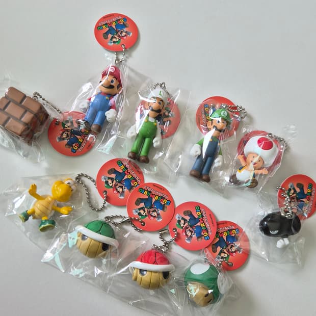 닌텐도 슈퍼마리오 키링10종