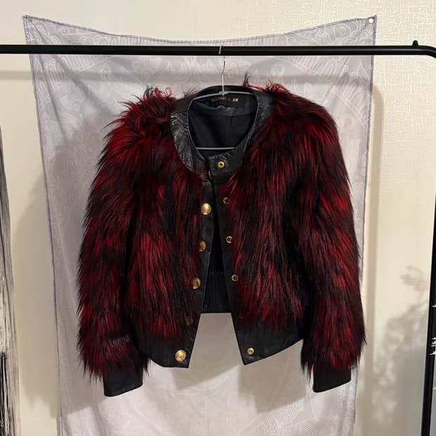 Balmain x H&M Fur Jacket