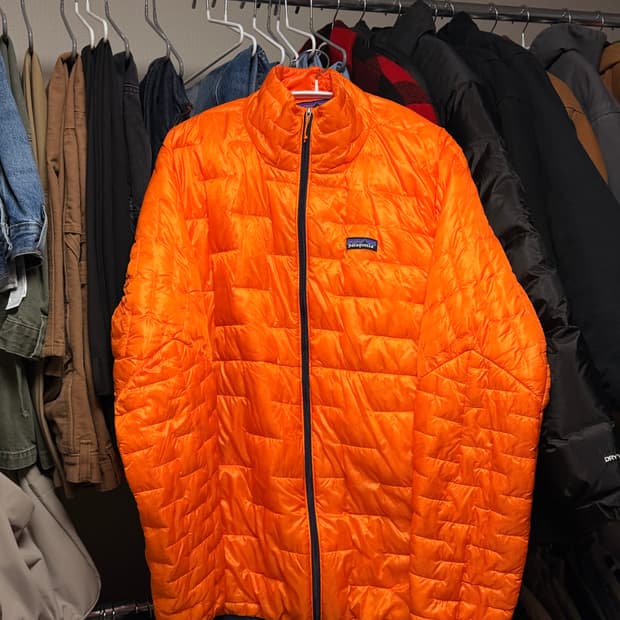 파타고니아 퍼프 자켓 경량패딩 오렌지 XL