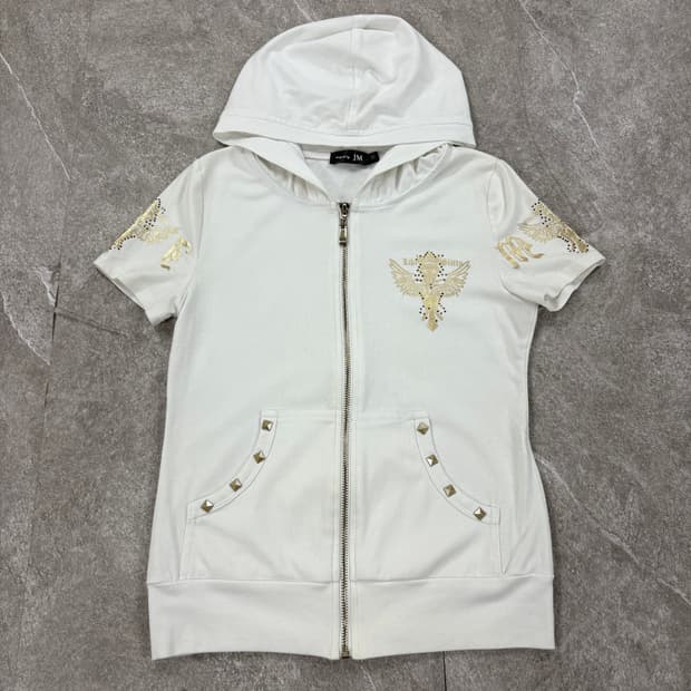 y2k punk Hooded zip-up