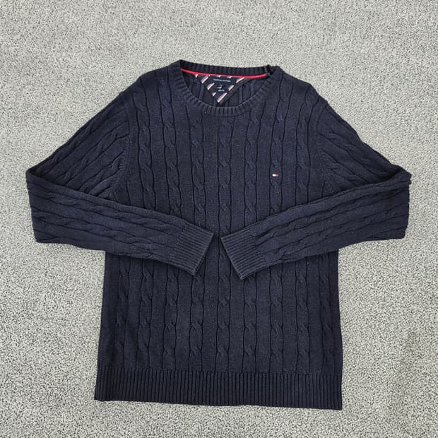 [XL] 타미힐피거 캐시미어 슬림핏 크루넥 니트 1104JM2