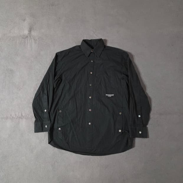 우영미 여성 백 레더 로고 셔츠 38 (남성95)