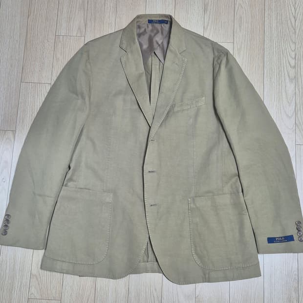 폴로 랄프로렌 베이지 코튼 자켓