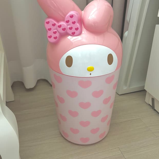 고전 마이멜로디 고전 쓰레기통 라떼갸루 히메갸루