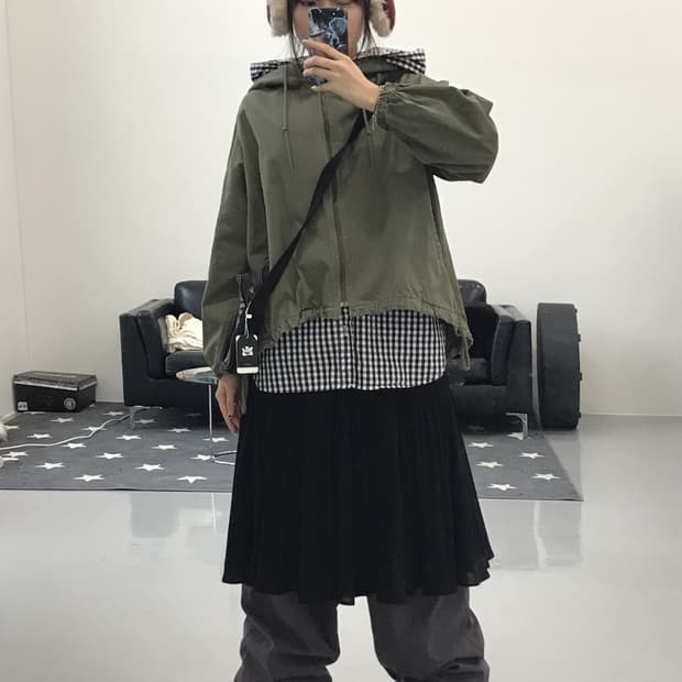 Jpn Khaki Military Jumper