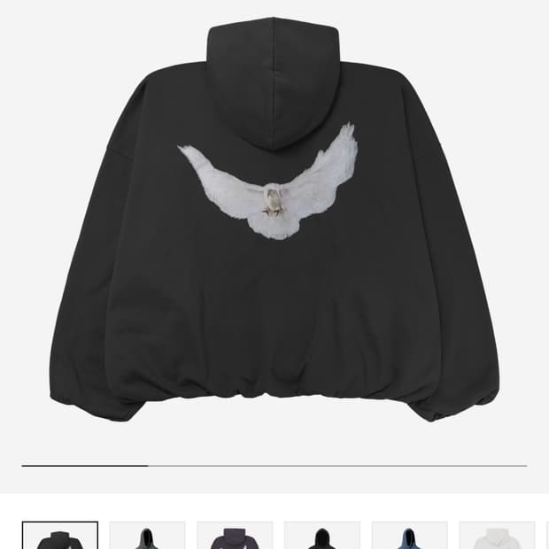 이지 갭 엔지니어드 바이 발렌시아가 도브 후드 블랙