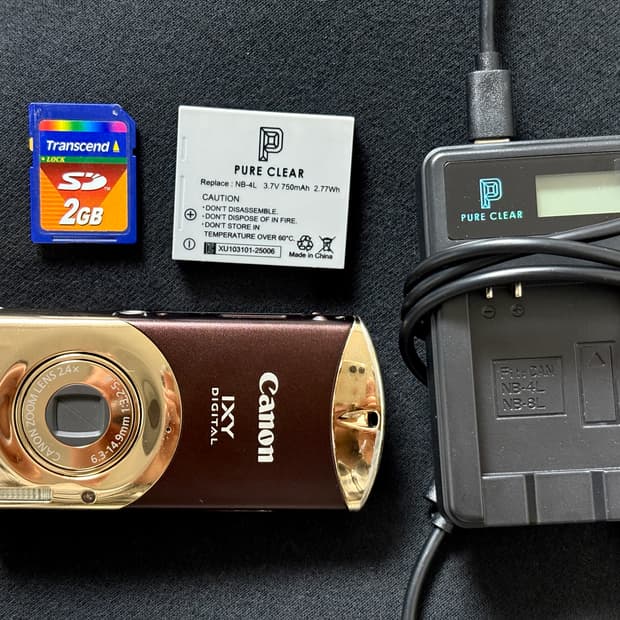 캐논 IXY L4 (CCD 710만화소) / 센서 노이즈 있음