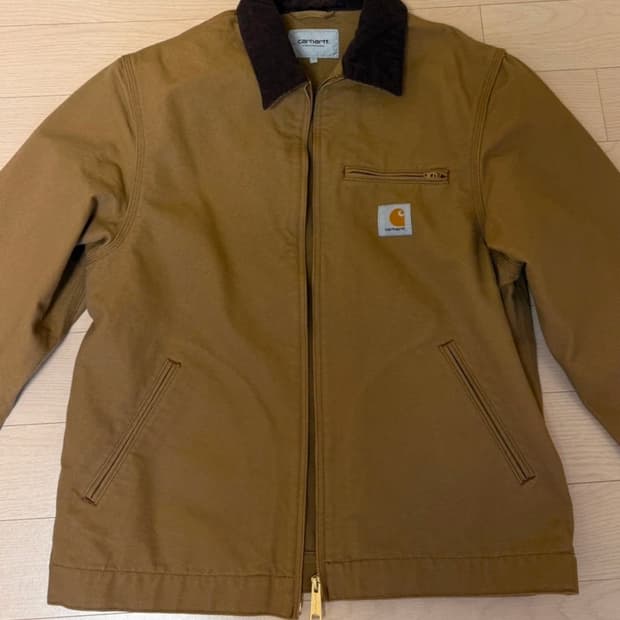 칼하트 wip 디트로이트 자켓 해밀턴 브라운 토바코