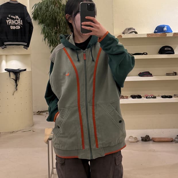 나이키 00s 올드스쿨 컨버터블 후드집업 U341