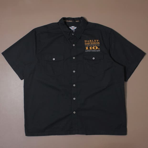 Harley-Davidson 110th Anniversary 블랙 셔츠