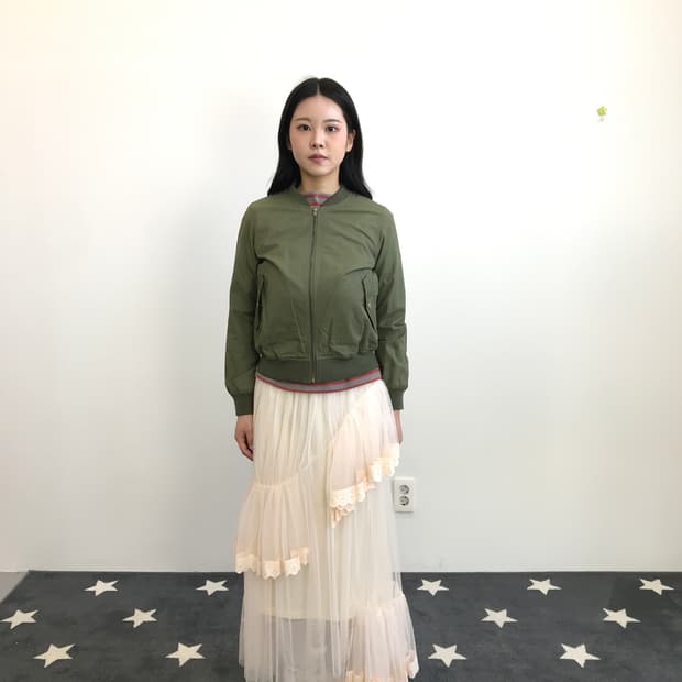 Navy Olive MA-1 Bomber Jacket