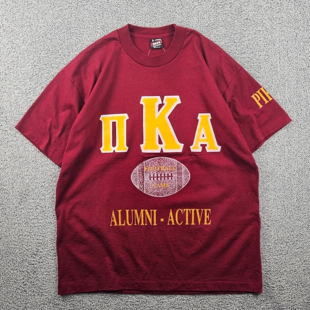 8~90's USA 프룻오브더룸 싱글스티치 반팔티셔츠 (XL)/11979