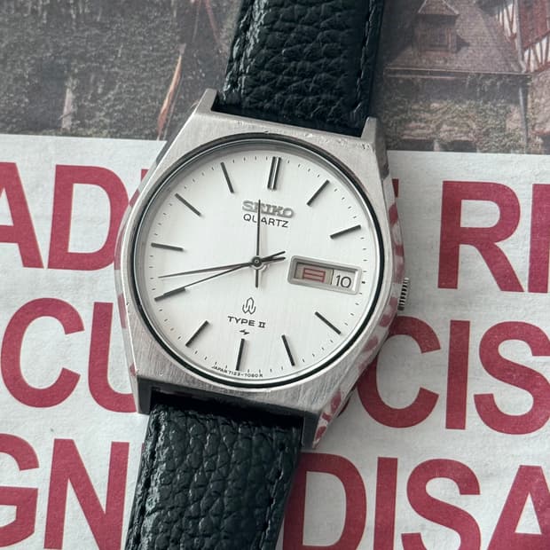 Seiko 세이코 Type II Quartz Day-Date