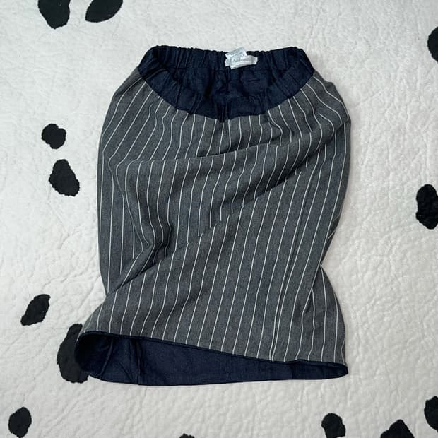 Andemiu stripe skirt