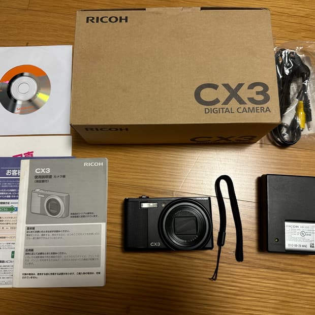 리코 RICOH CX3 디지털카메라 빈티지디카 Y2K 풀박스