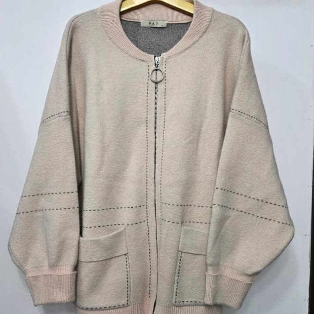 PAT 여성 니트 집업