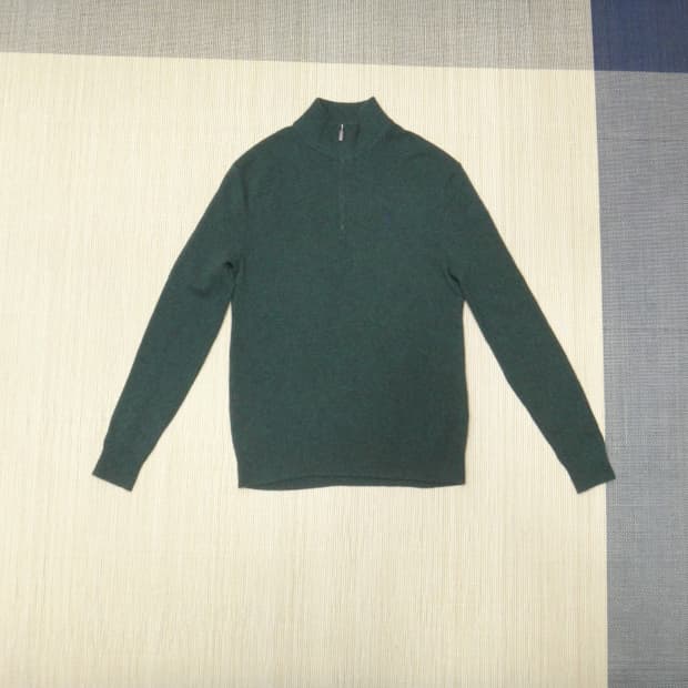 (M/95) 폴로랄프로렌 남성 울100 반집업 터틀넥 니트